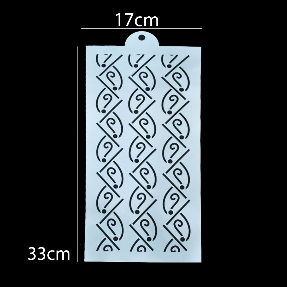 Cake Stencil Size (7) (Design 3)