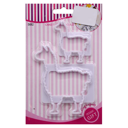 Camel Fondant & Cookie Cutter 2Pcs Set Plastic