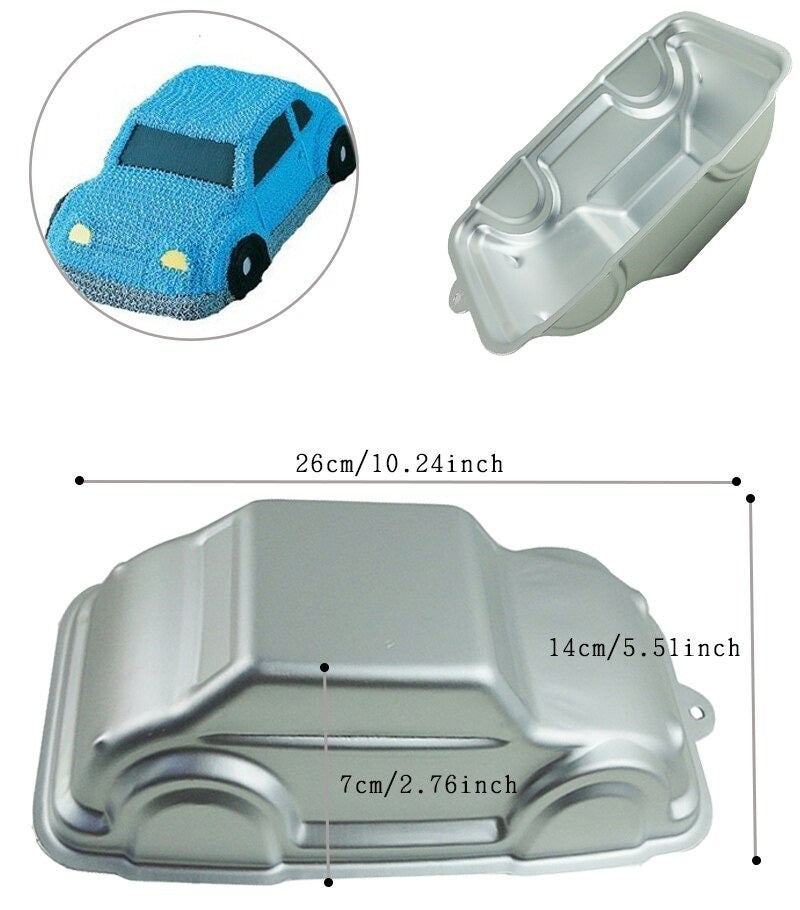 Car Shape Aluminium Cake Baking Mold