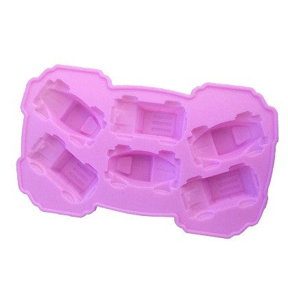 Cars Silicone Chocolate & Jelly Mold 6 Cavity