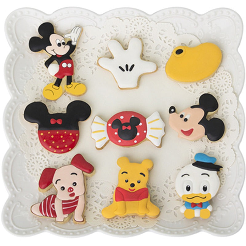 Cartoons Theme Fondant & Cookie Cutter 9Pcs Set