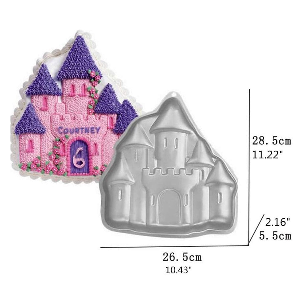 Castle Aluminium Cake Baking Mold