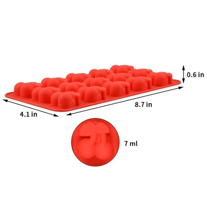 Cherry Silicone Chocolate & Candy Mold 15 Cavity