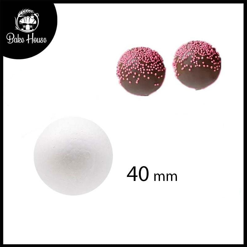Chocolate Foam Ball 40mm 8Pcs Pack