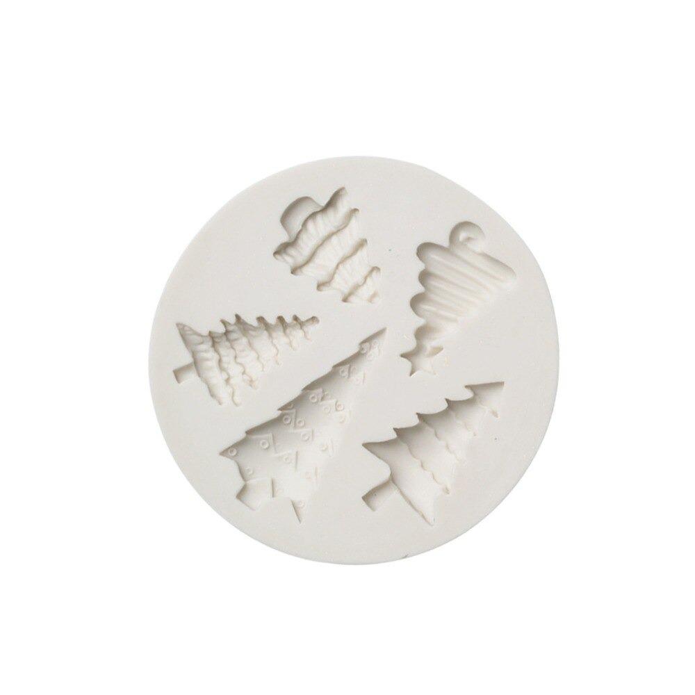Christmas Trees 5 Cavity Silicone Fondant & Chocolate Mold