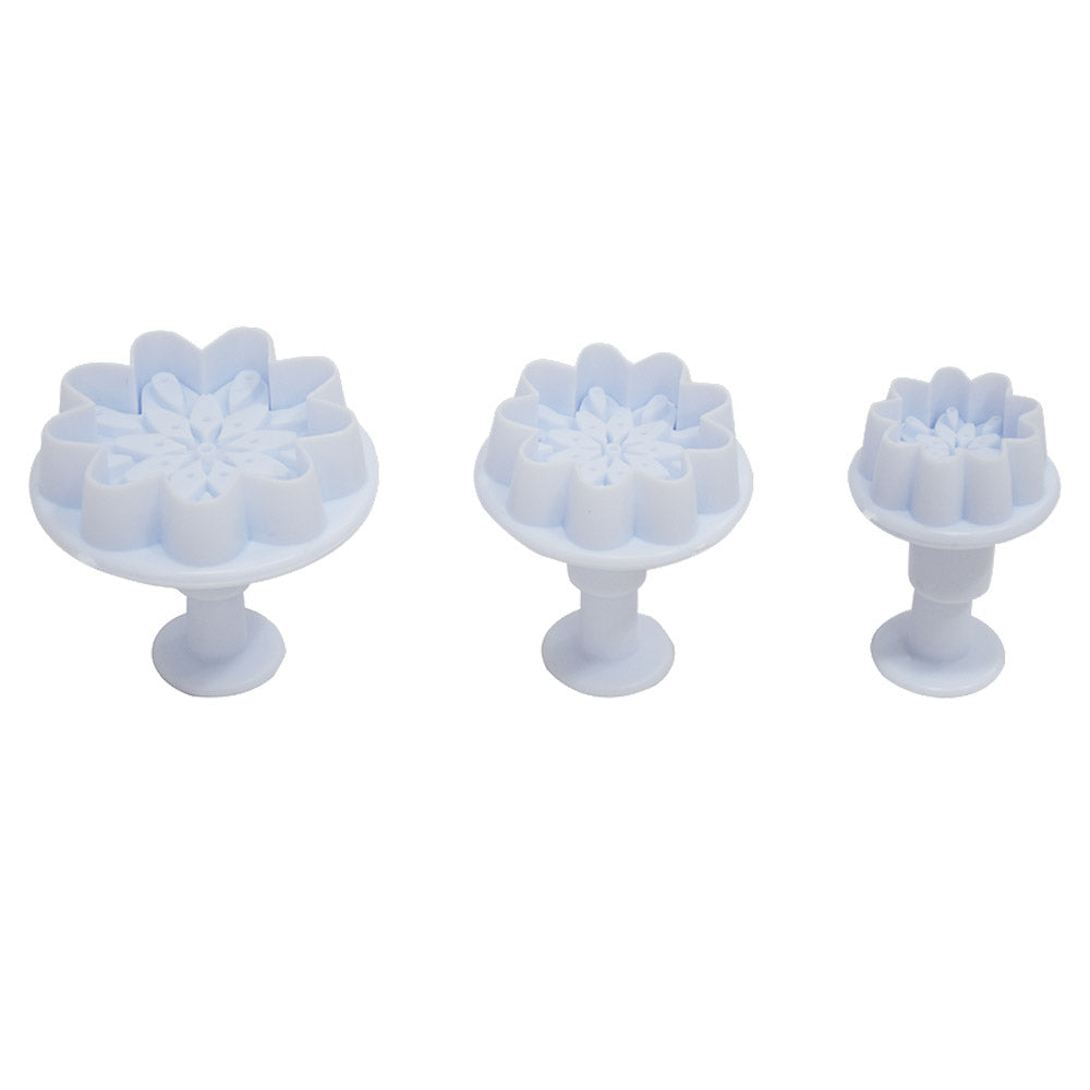 Chrysanthemum Flower Plunger Cutter 3Pcs Set