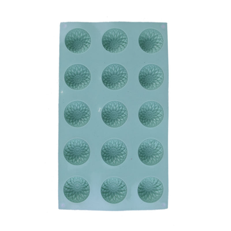Chrysanthemum Silicone Chocolate & Candy Mold 15 Cavity