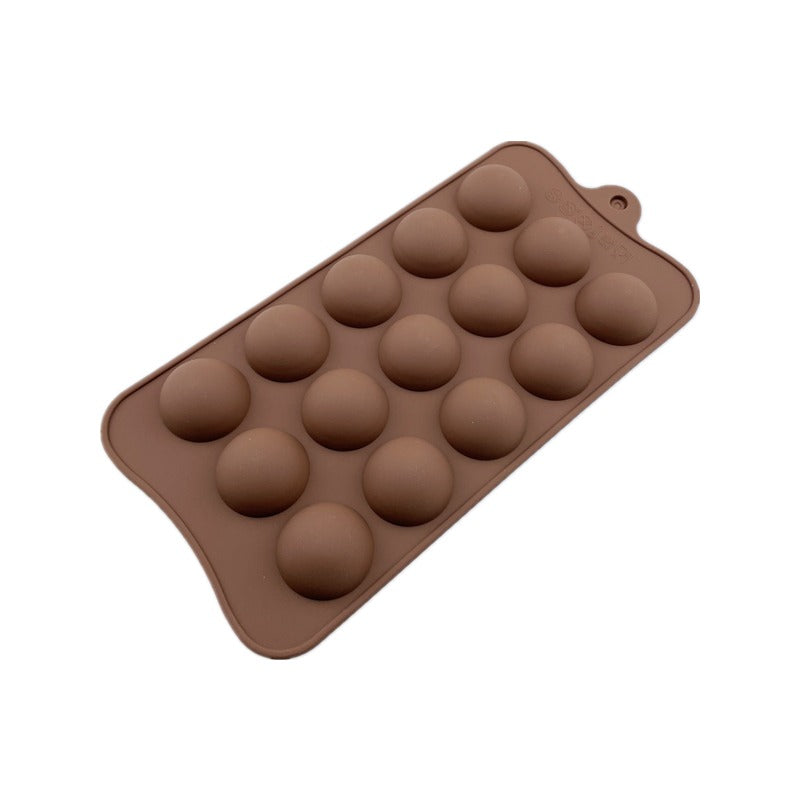Circle Silicone Chocolate & Candy Mold 15 Cavity