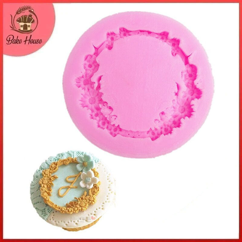 Circular Wreath Silicone Fondant Cake Mold