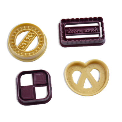 Classical Denmark Cookie Cutter 4Pcs Set Plastic