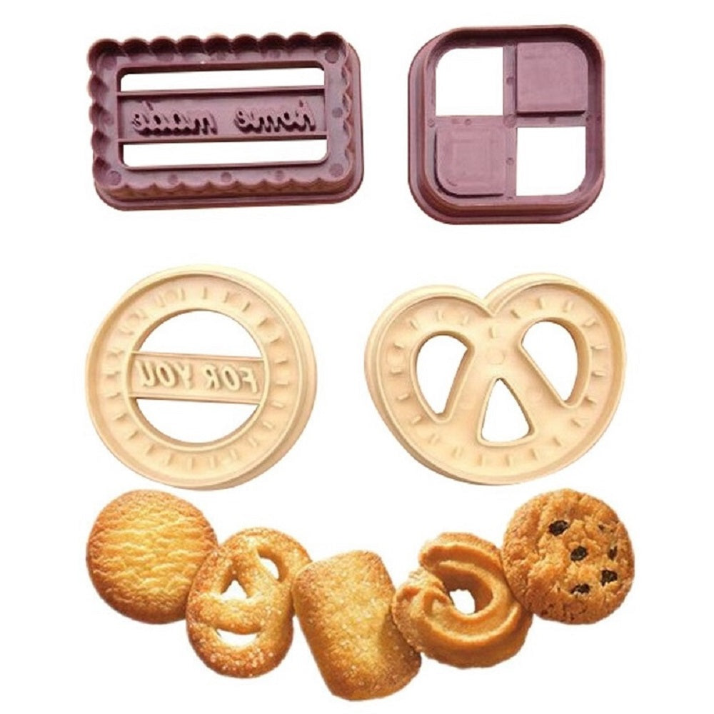Classical Denmark Cookie Cutter 4Pcs Set Plastic