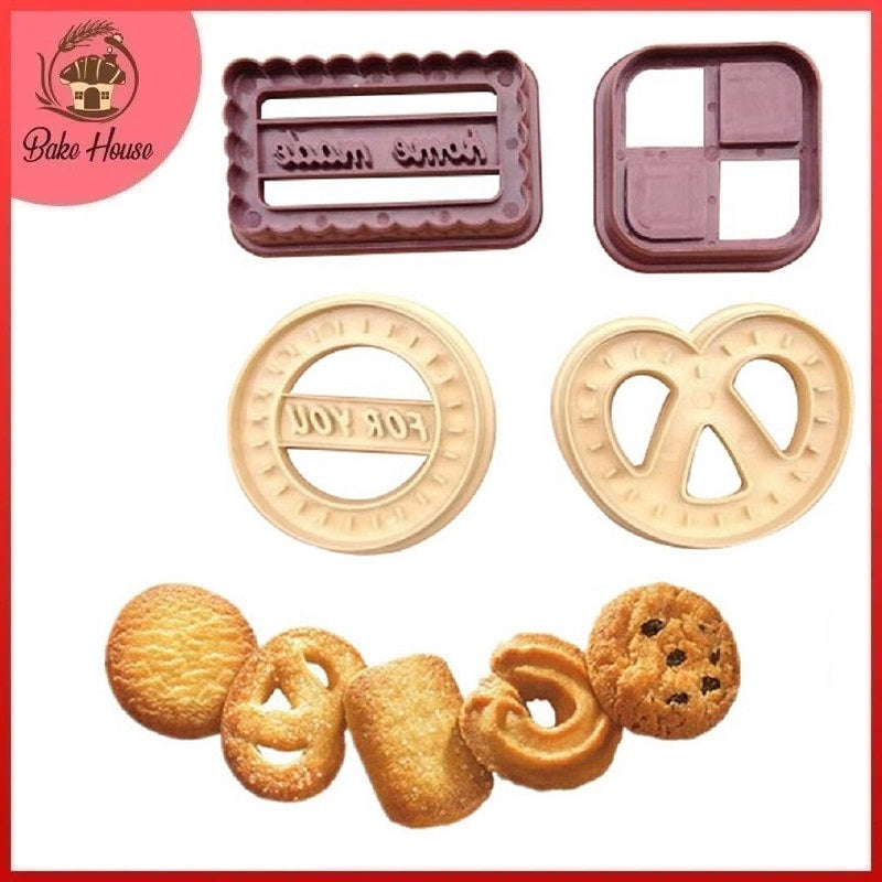 Classical Denmark Cookie Cutter 4Pcs Set Plastic