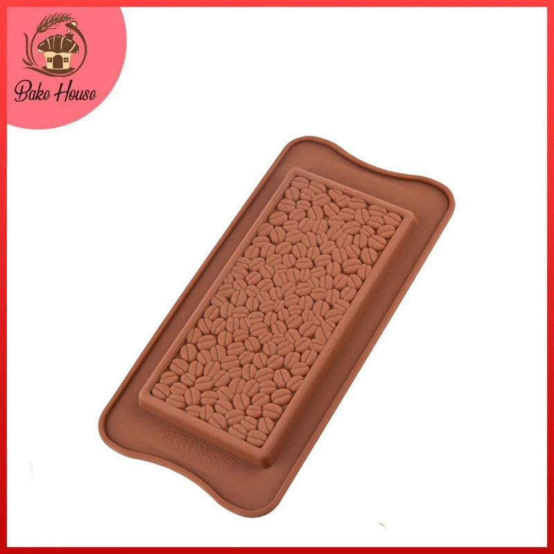 Coffee Bean Silicone Chocolate Bar Mold