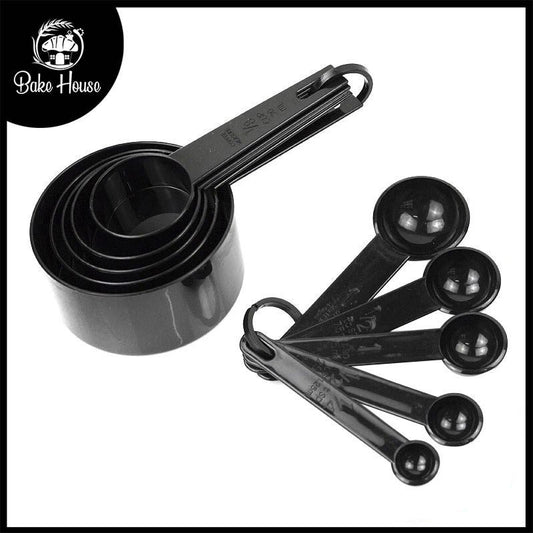 Measuring Cups & Spoons Plastic 10Pcs Set