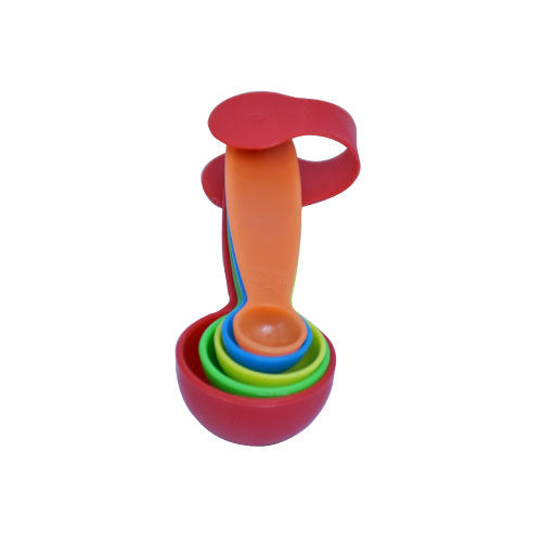 Colorful Measuring Spoons 5Pcs Set Plastic