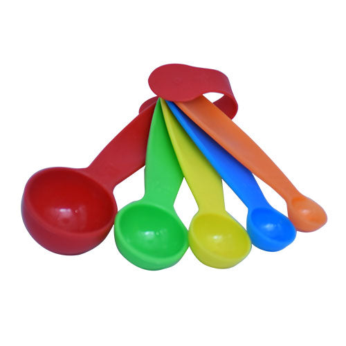 Colorful Measuring Spoons 5Pcs Set Plastic