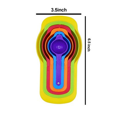 Colorful Mixing Bowl 10 Pcs Set With Measurement
