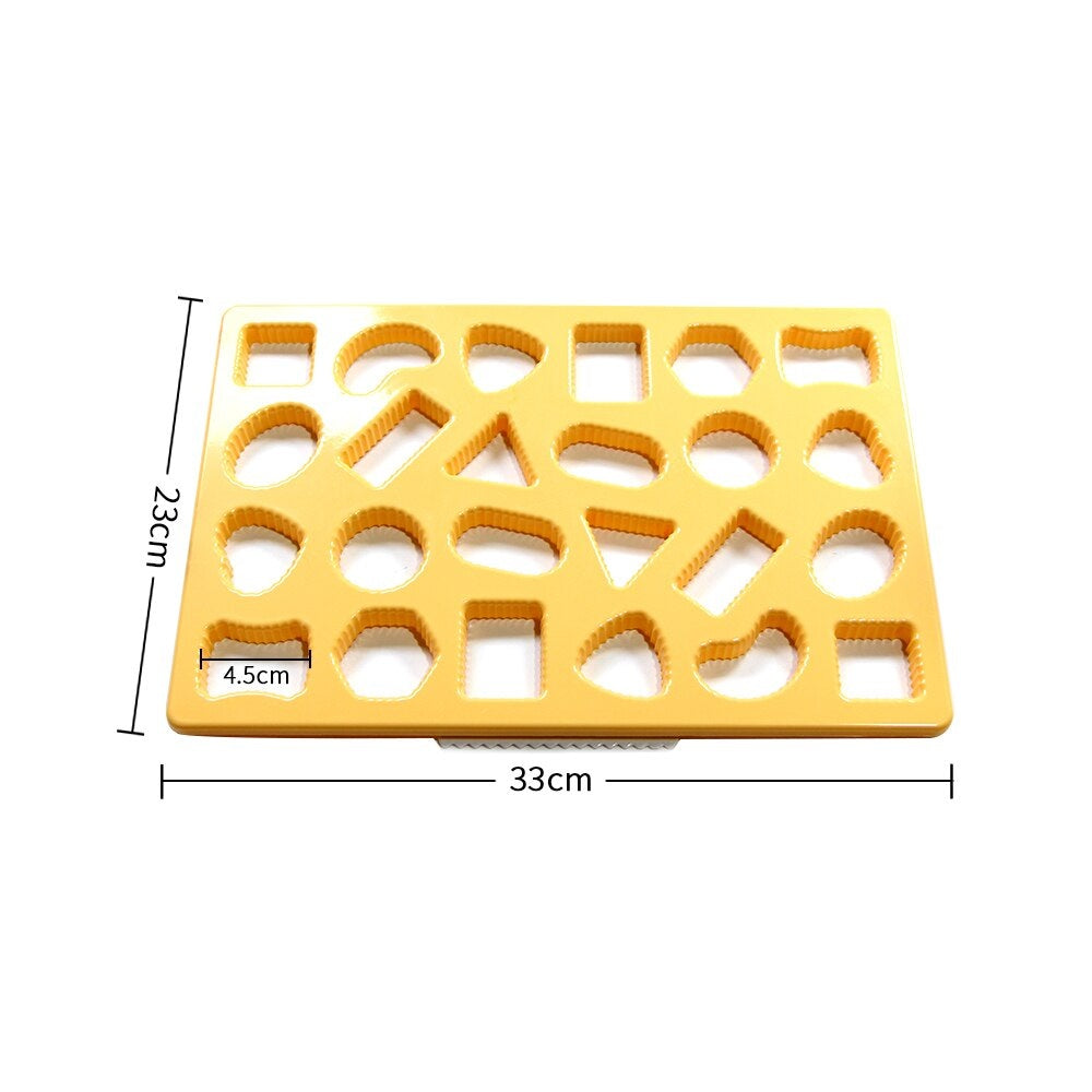 Cookie Cutting Sheet Plastic 24 Designs