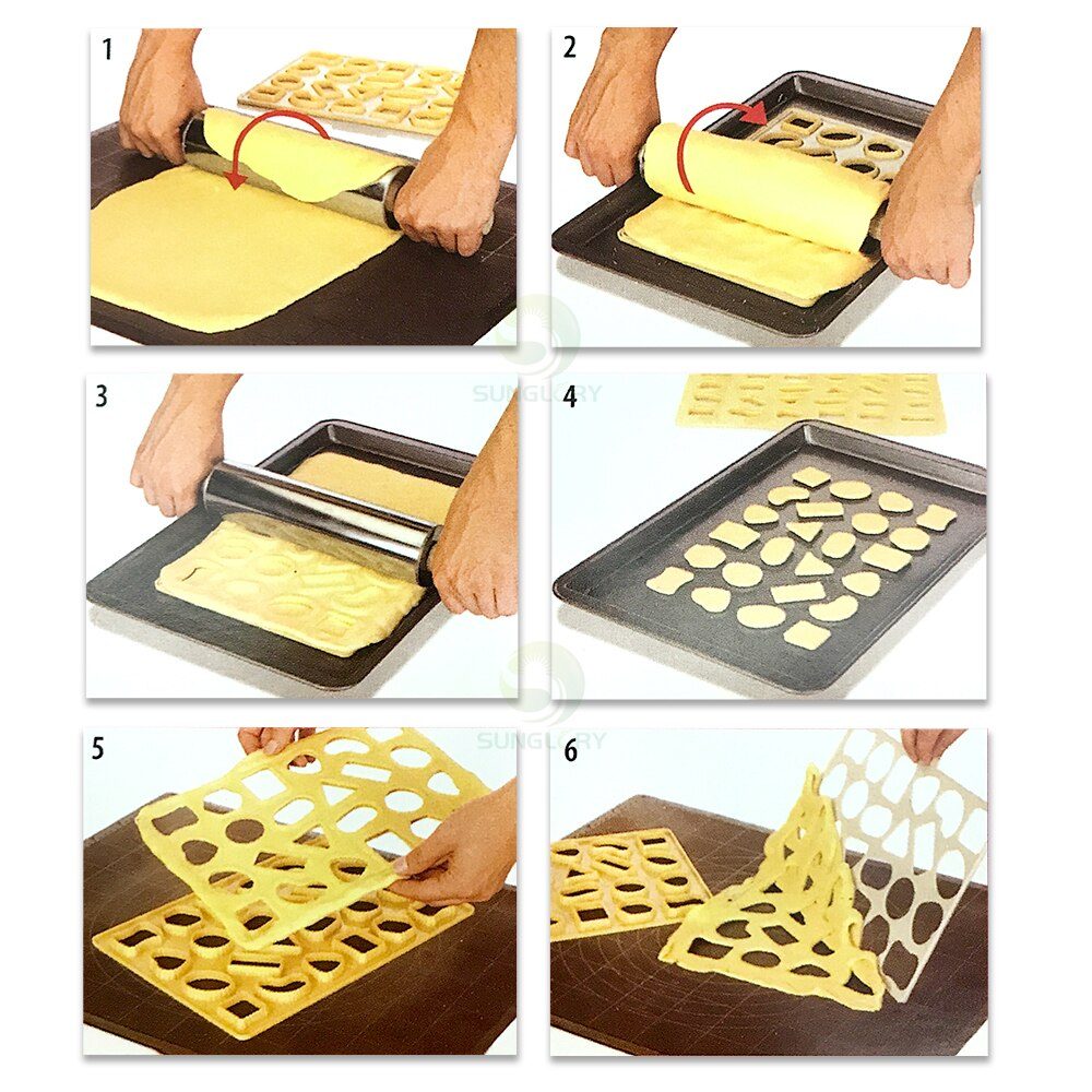 Cookie Cutting Sheet Plastic 24 Designs