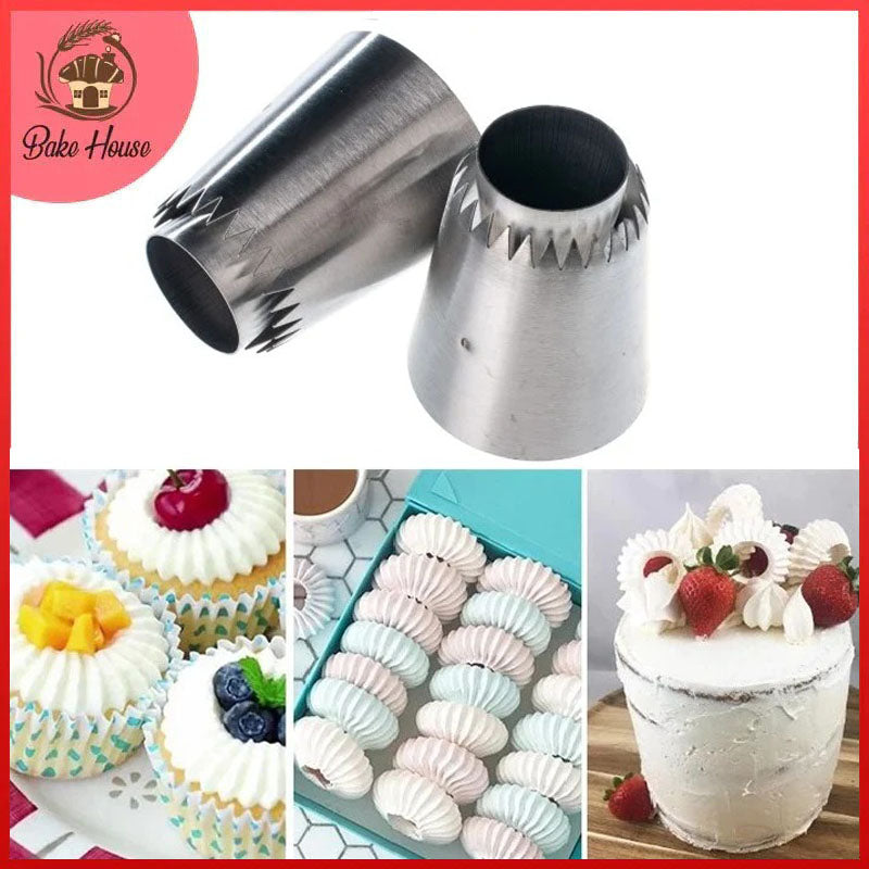 Cookie & Dessert Making Nozzle Steel 2Pcs Set