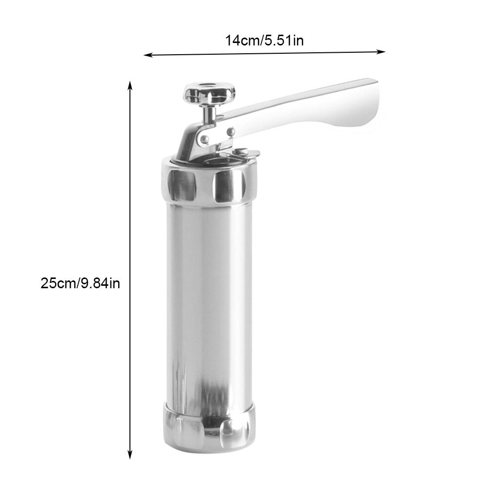 Cookie Press & Icing Complete Set Stainless Steel