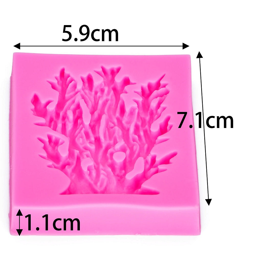 Coral Shape Silicone Fondant Mold
