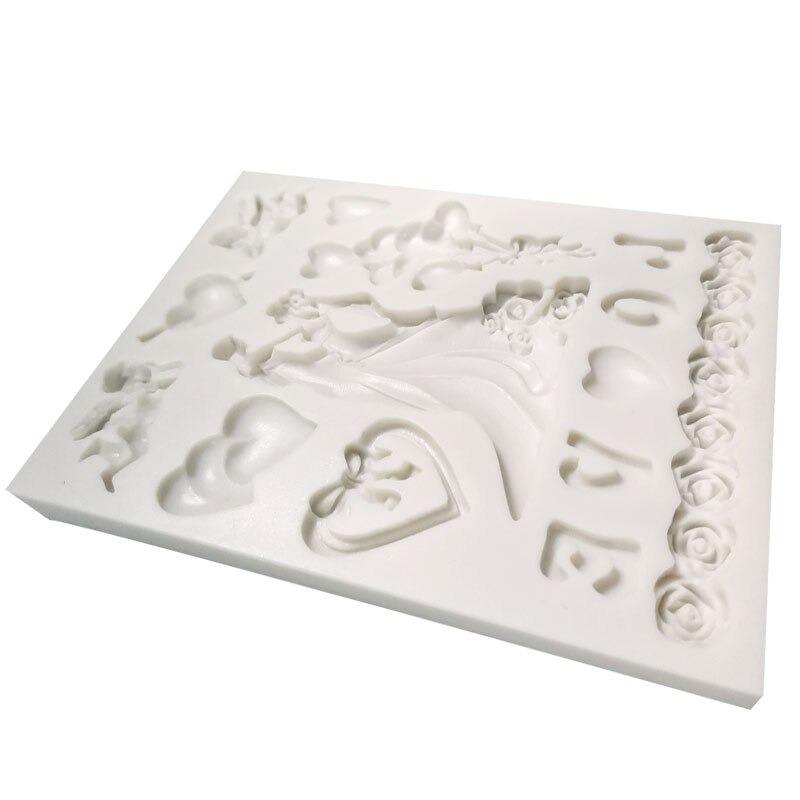Couple Love Silicone Fondant Cake Mold