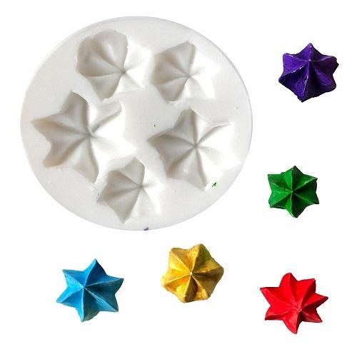 Cream Dot Shape Silicone Fondant & Chocolate Mold 5 Cavity
