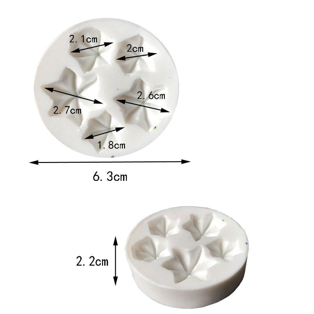Cream Dot Shape Silicone Fondant & Chocolate Mold 5 Cavity