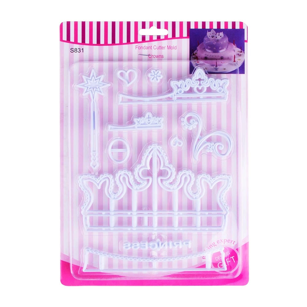 Crown Theme Fondant Cutter Set