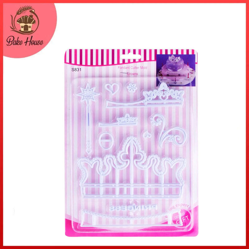 Crown Theme Fondant Cutter Set