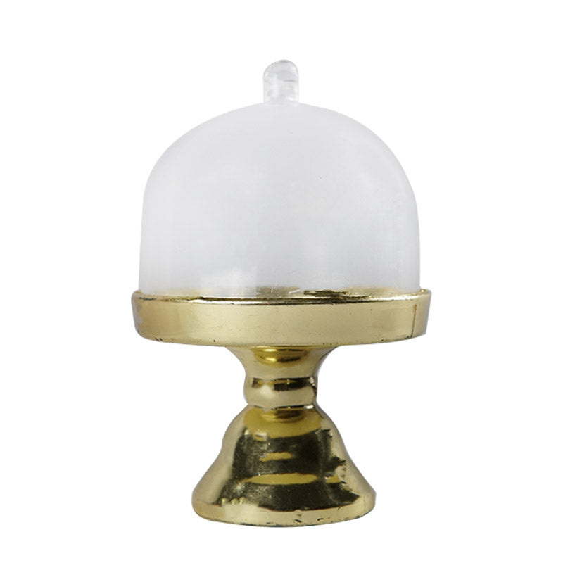 Cupcake Plastic Stand Golden with Cap