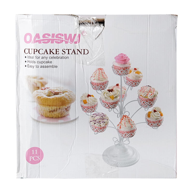 Cupcake Plastic Stand Metal 11Pcs