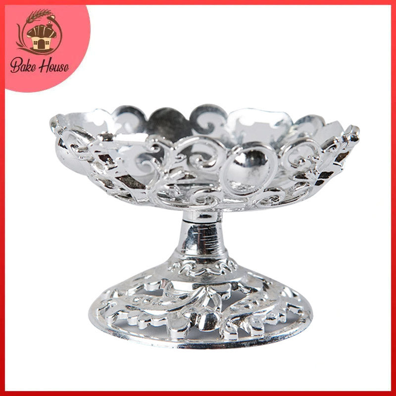 Cupcake Plastic Stand Silver (Design 1)