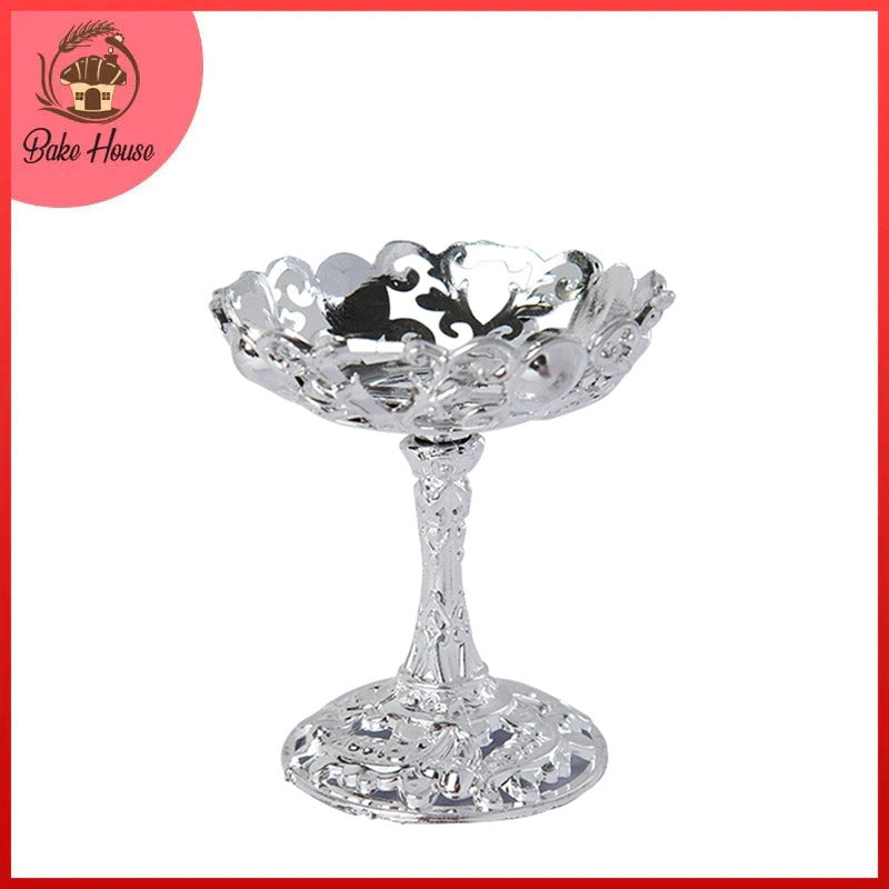 Cupcake Plastic Stand Silver (Design 3)