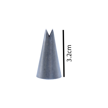D352 Large Leaf Icing Nozzle Stainless Steel