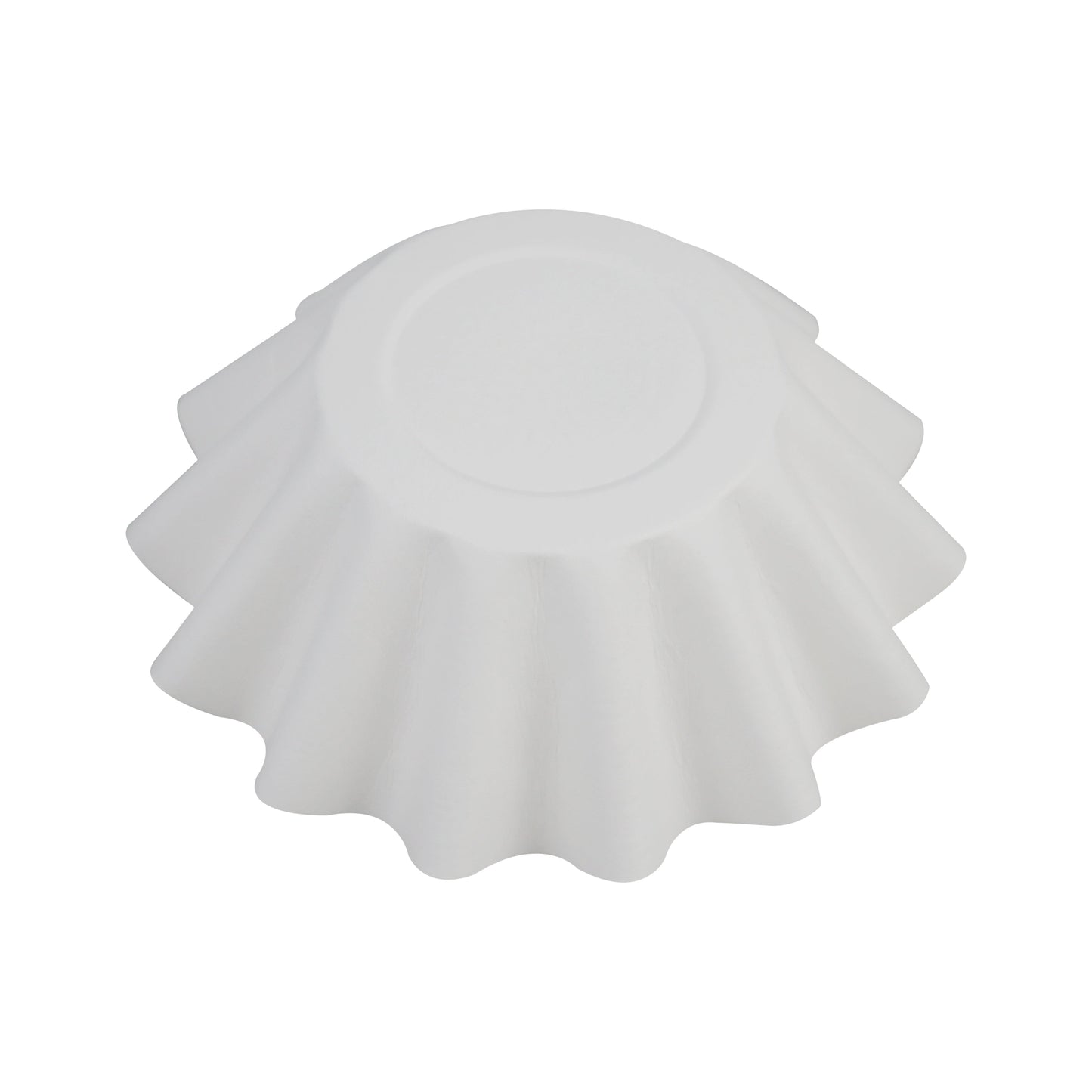 White Floret Card Paper Baking Cupcake Muffin Liners, Wrappers 50 Pcs