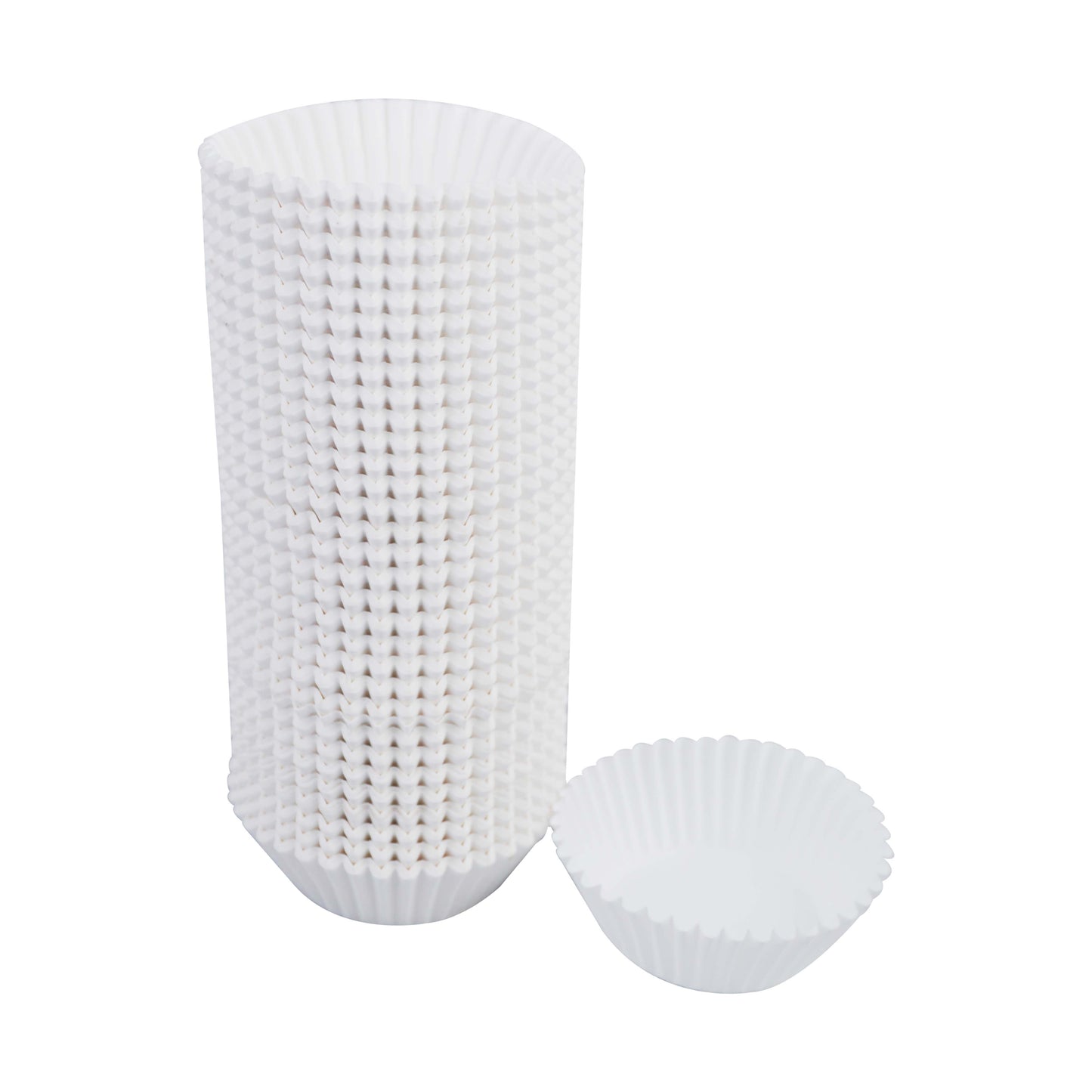 White 1000 Pcs Paper Baking Cupcake Muffin Liners, Wrappers 8.5cm