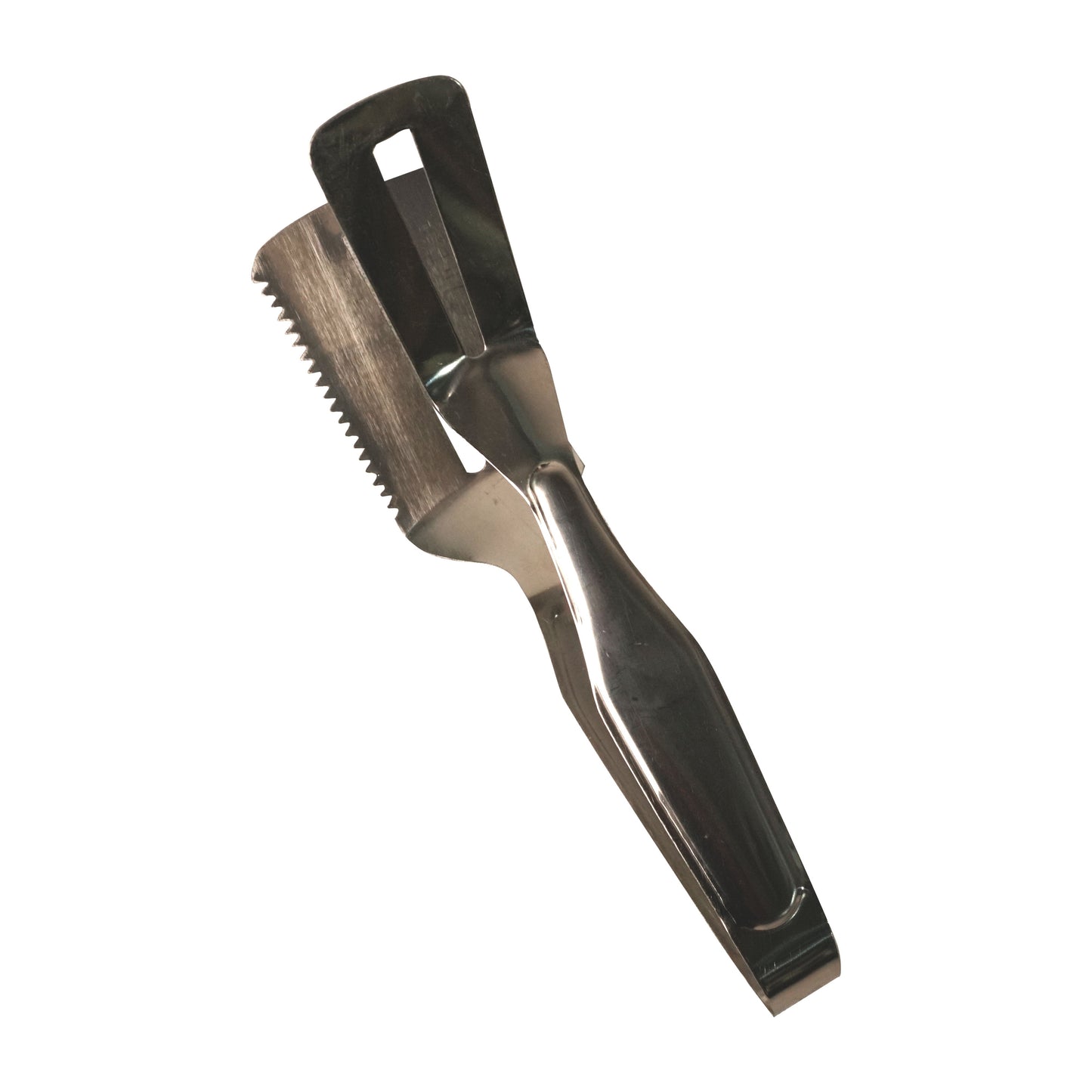 One Side Serrated Stainless Steel Shovel Steak Clamp Tong