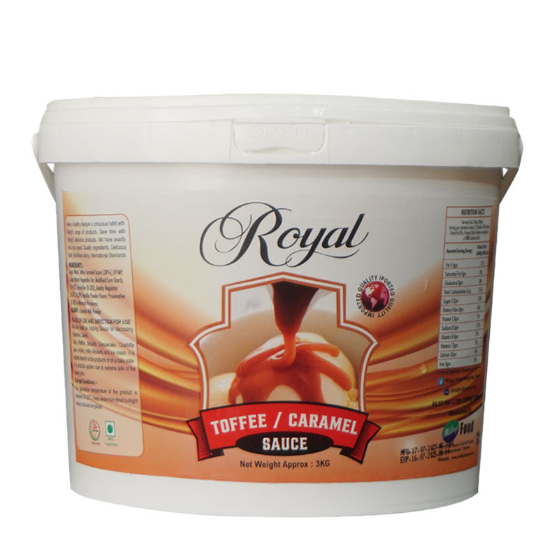 Milkyz Food Royal Toffee / Caramel Sauce 3KG Bucket