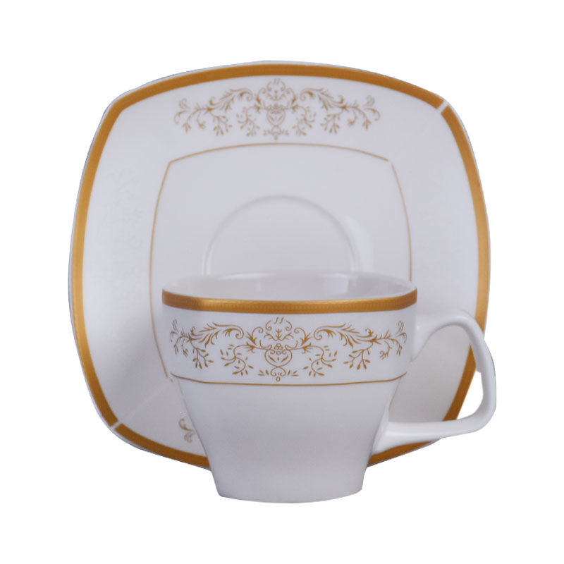 Tea, Coffee Drinking Cups And Saucers 12 Pcs Set (Design 05)