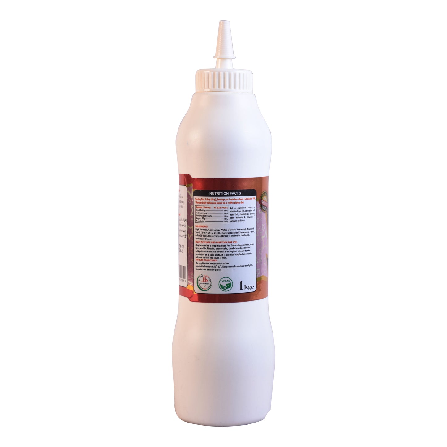 Milkyz Food Bavico Strawberry Topping Syrup 1Kg