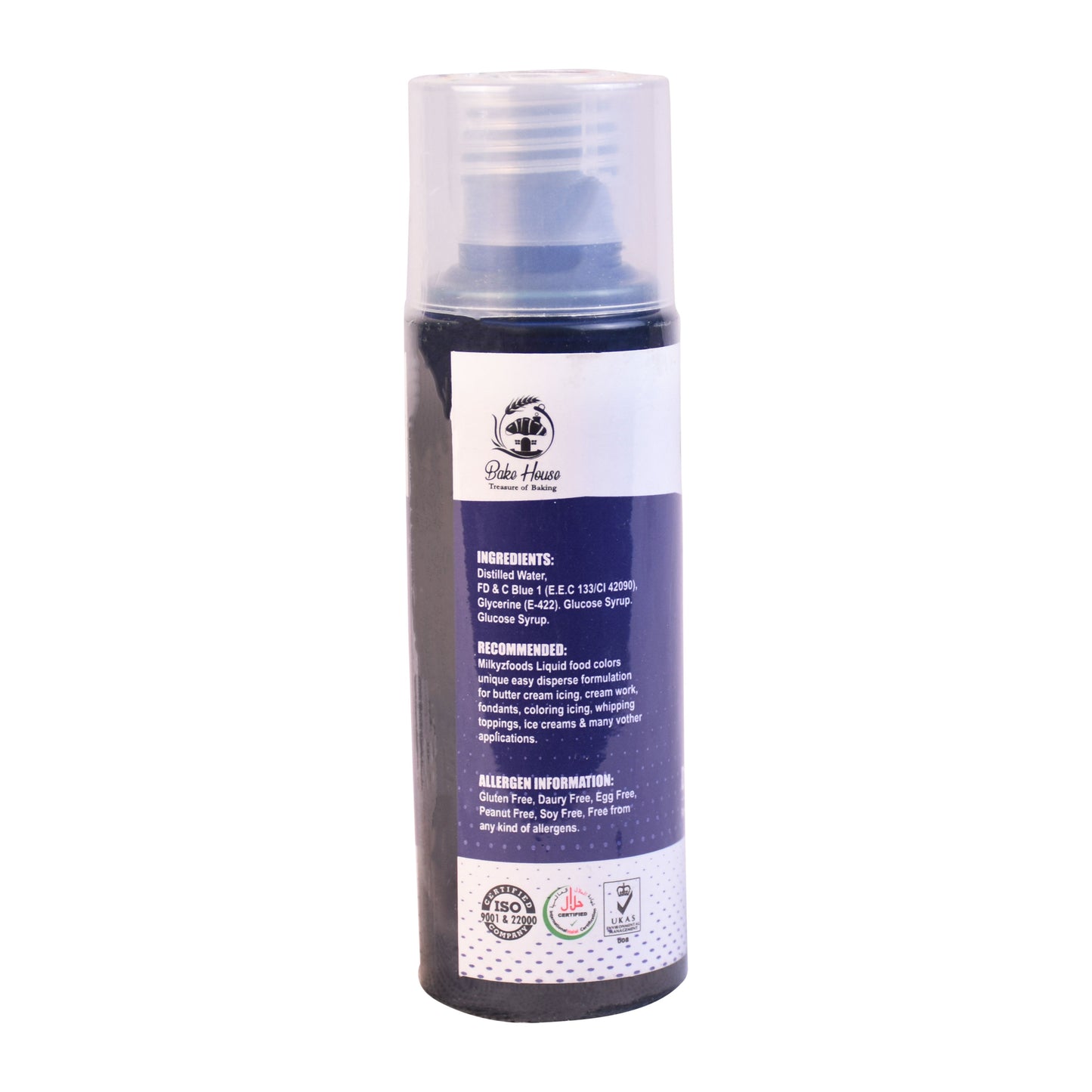 Milkyz Food Liquid Food Color Deep Royal Blue 120ML Bottle