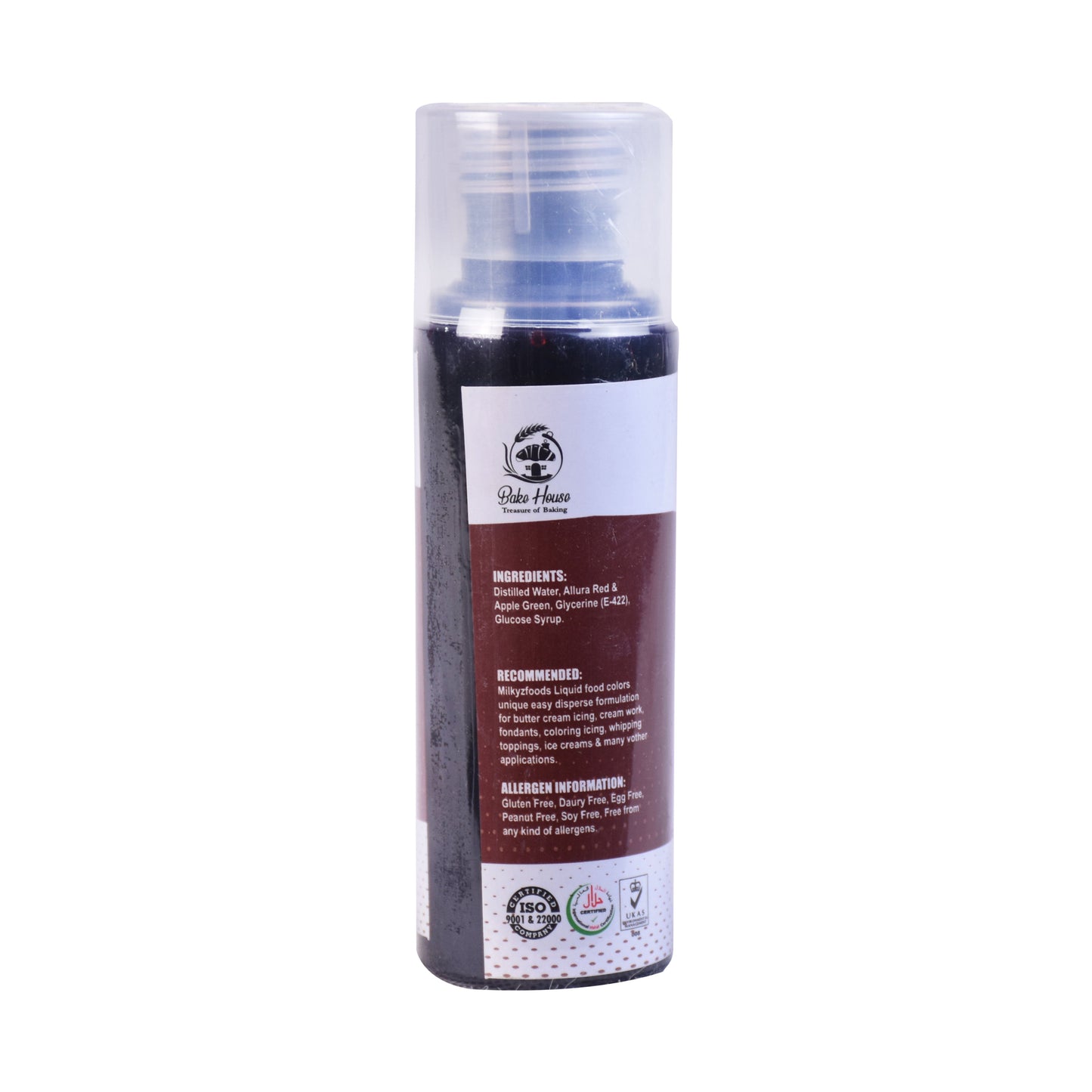 Milkyz Food Liquid Food Color Dark Brown 120ML Bottle