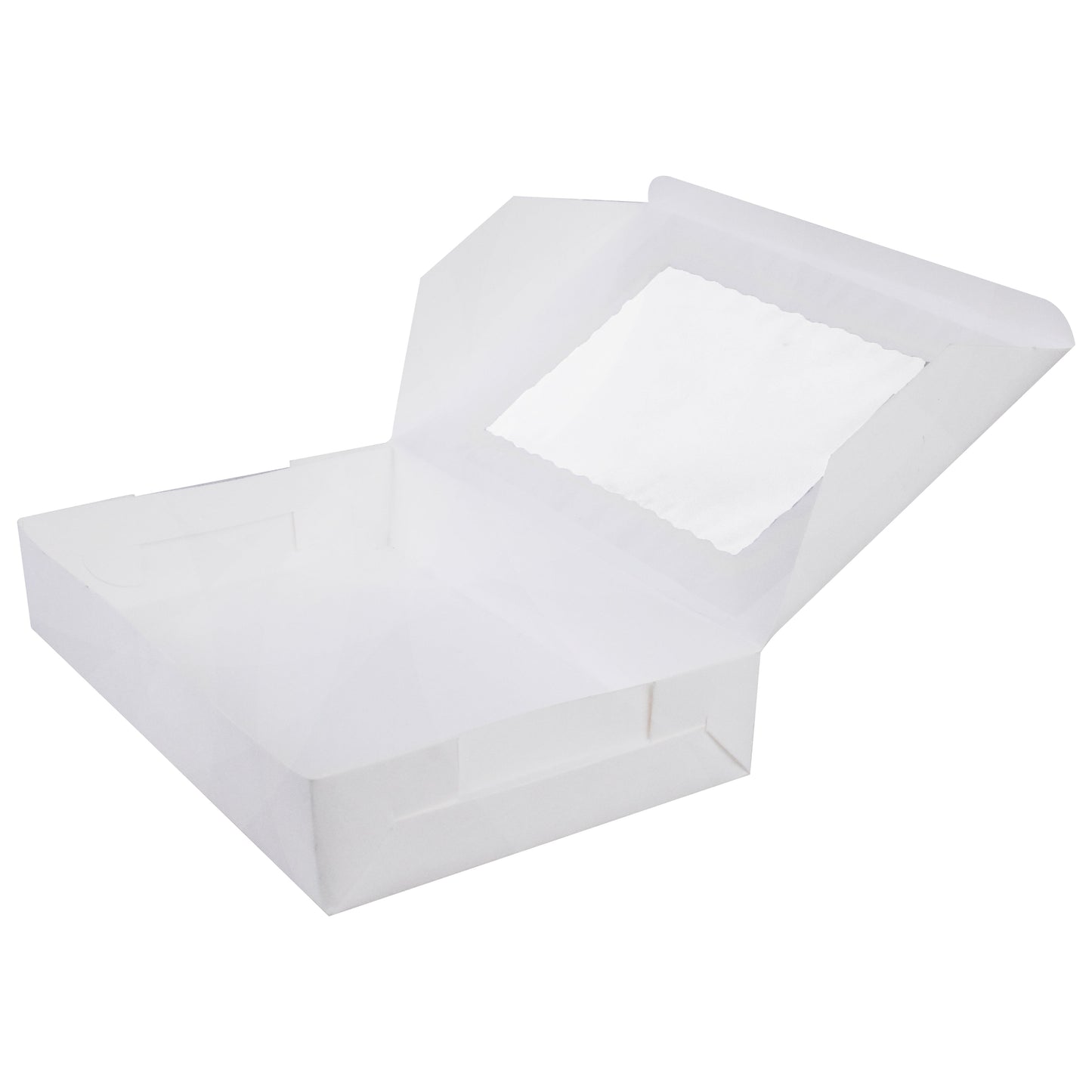 Sweet Treat Box 9 X 6 X 1.8 Inch With Top Transparent Window