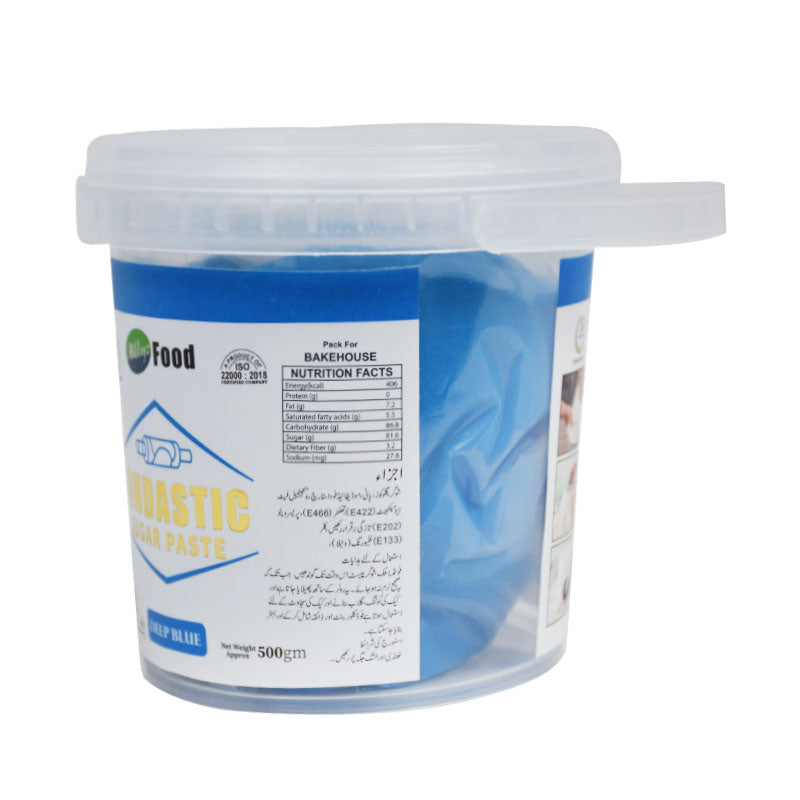 Milkyz Food Fondastic Deep Blue Fondant Sugar Paste 500gm