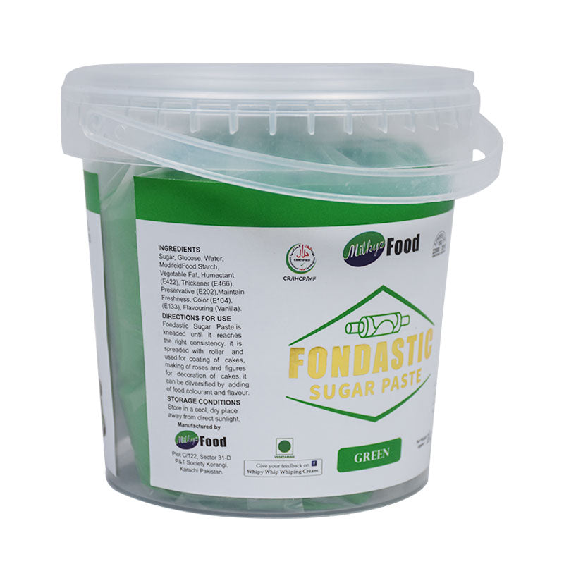 Milkyz Food Fondastic Green Fondant Sugar Paste 1kg
