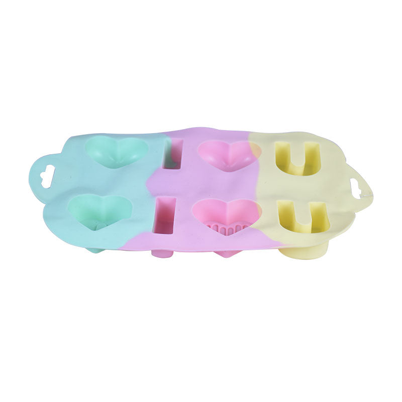 I Love U And Multi Design Hearts Silicone Fondant And Chocolate Mold