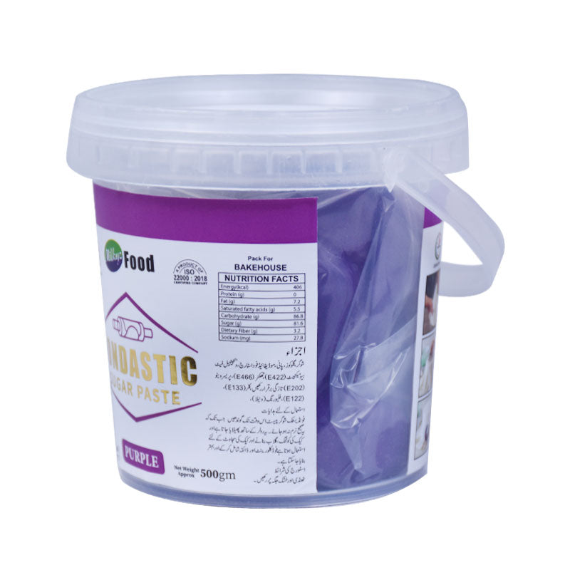 Milkyz Food Fondastic Purple Fondant Sugar Paste 500gm