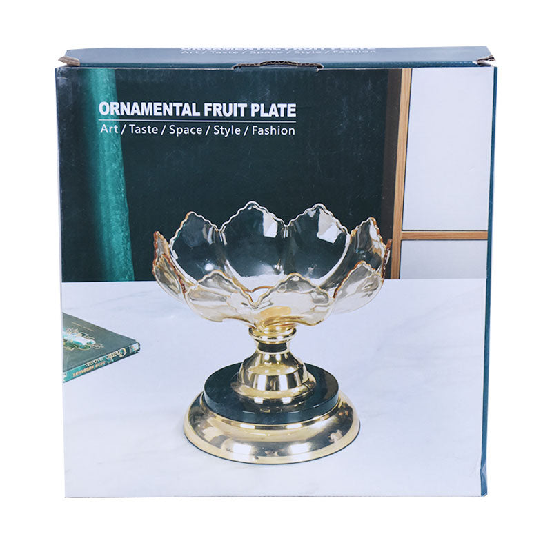 Ornamental Plastic Fruit Plate And Candy Bowl Centrepiece